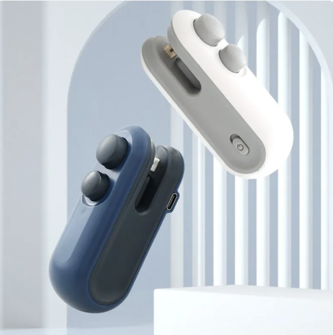 Mini Sellador de Bolsas (Recargable USB)
