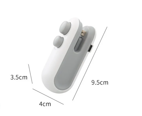 Mini Sellador de Bolsas (Recargable USB)