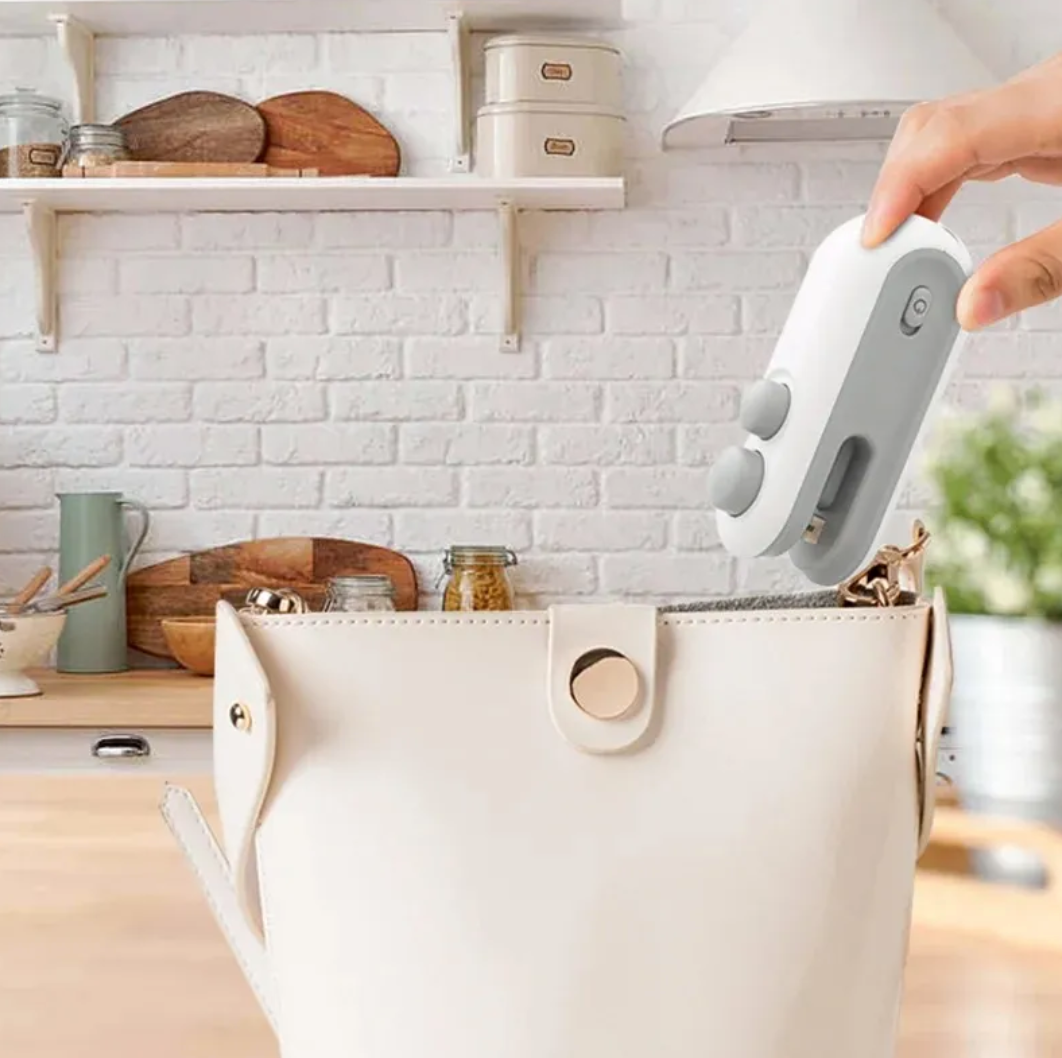 Mini Sellador de Bolsas (Recargable USB)